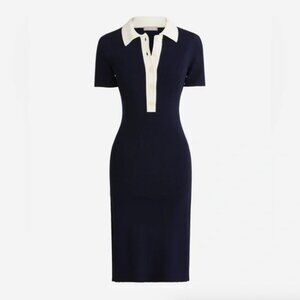 J. Crew Contrast Trim Sweater Dress